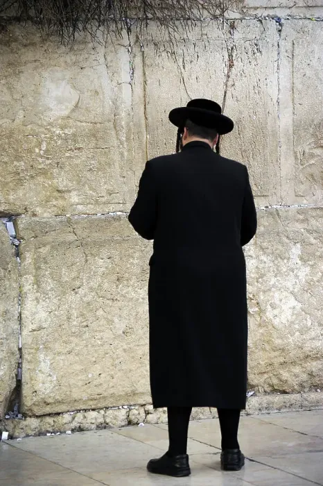 Framed Print : A Jew praying at the Western Wall, Jerusalem, Israel, 2013. Creator: LTL Framed Print : A Jew praying at the Western Wall, Jerusalem, Israel, 2013. Creator: LTL