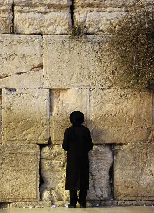 Framed Print : A Jew praying at the Western Wall, Jerusalem, Israel, 2013. Creator: LTL Framed Print : A Jew praying at the Western Wall, Jerusalem, Israel, 2013. Creator: LTL