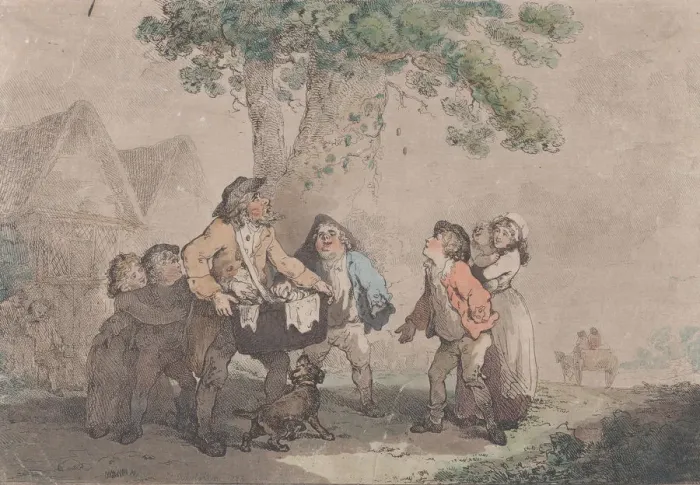 Framed Print : Too Many for a Jew, September 20, 1785. September 20, 1785. Creator: Thomas Rowlandson Framed Print : Too Many for a Jew, September 20, 1785. September 20, 1785. Creator: Thomas Rowlandson