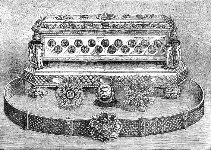 Framed Print : Jewellery for the King of Siam, 1883. Creator: Unknown Framed Print : Jewellery for the King of Siam, 1883. Creator: Unknown