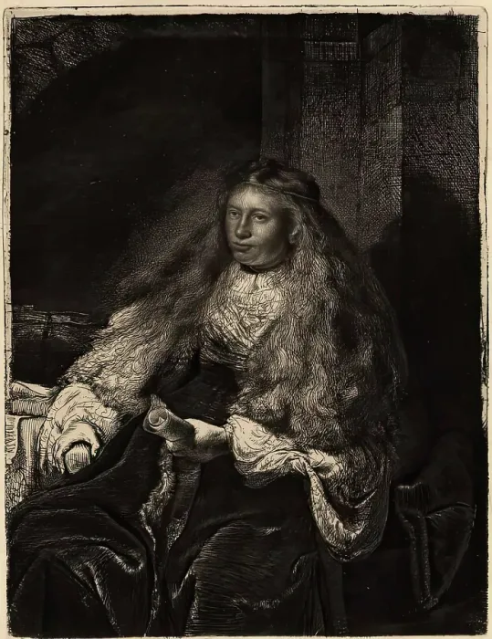 Framed Print : The Jewish Bride, 1650-1674. Creator: Unknown Framed Print : The Jewish Bride, 1650-1674. Creator: Unknown