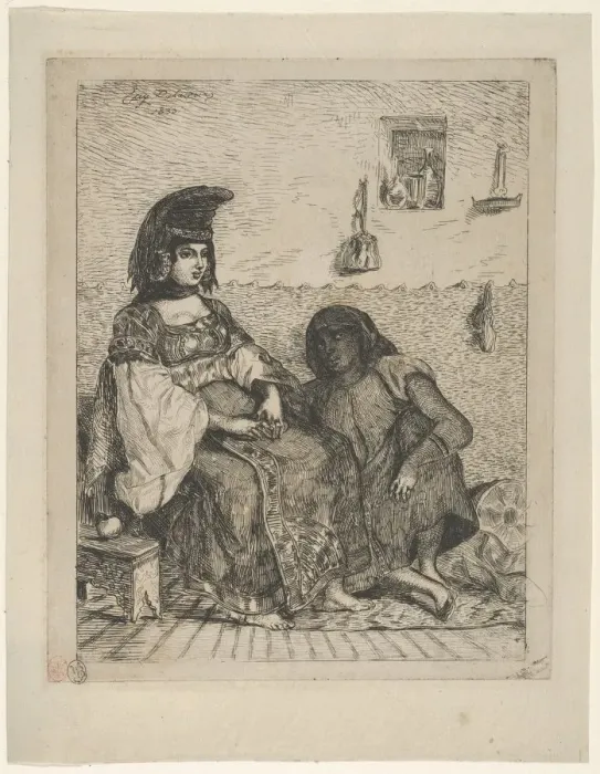 Framed Print : A Jewish Bride in Tangier, 1833. 1833. Creator: Eugene Delacroix Framed Print : A Jewish Bride in Tangier, 1833. 1833. Creator: Eugene Delacroix