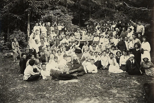 Jewish Pedagogical College and Agricultural School - General meeting, Minsk, 1922-1923. Creator: Unknown