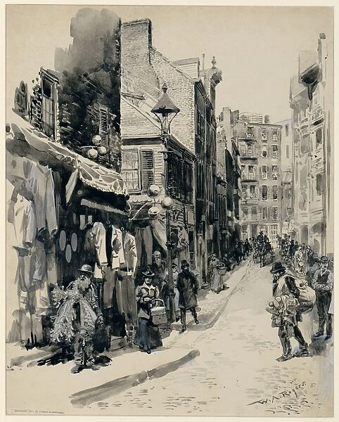 The Jewish Quarter, Boston, 1899