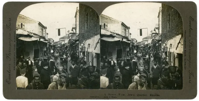 Framed Print : The Jewish quarter, Smyrna, Greece, 1900s. Artist: ME Wright Framed Print : The Jewish quarter, Smyrna, Greece, 1900s. Artist: ME Wright