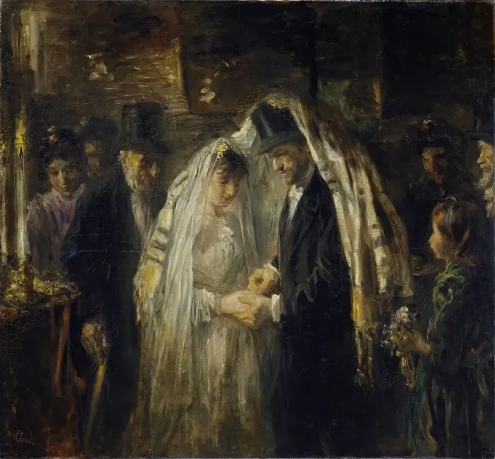 Framed Print : Jewish Wedding, 1903. Creator: Jozef Israels Framed Print : Jewish Wedding, 1903. Creator: Jozef Israels