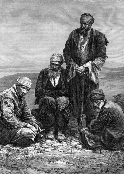 Framed Print : Jews of Babylon, 19th century. Artist: Neuville Framed Print : Jews of Babylon, 19th century. Artist: Neuville