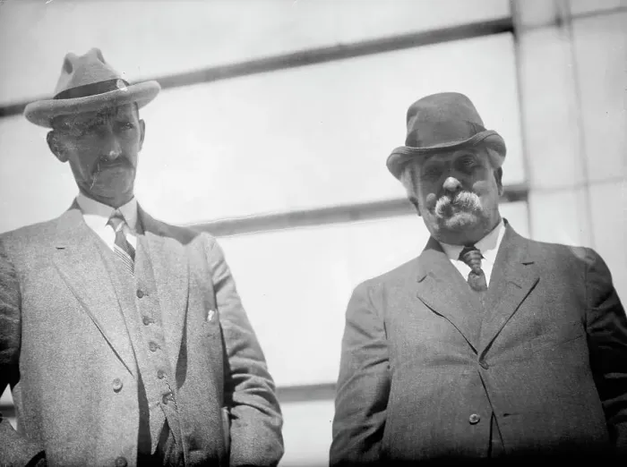 Framed Print : J.H. Jones, Left, with E.J. Williams, 1912. Creator: Harris & Ewing. J.H. Jones, Left, with E.J. Williams, 1912. Creator: Harris & Ewing Framed Print : J.H. Jones, Left, with E.J. Williams, 1912. Creator: Harris & Ewing. J.H. Jones, Left, with E.J. Williams, 1912. Creator: Harris & Ewing