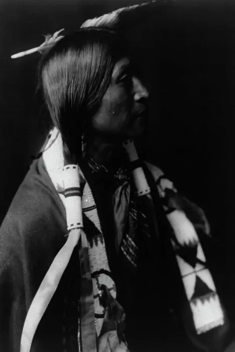 Framed Print : A Jicarilla, 1905. Creator: Edward Sheriff Curtis Framed Print : A Jicarilla, 1905. Creator: Edward Sheriff Curtis