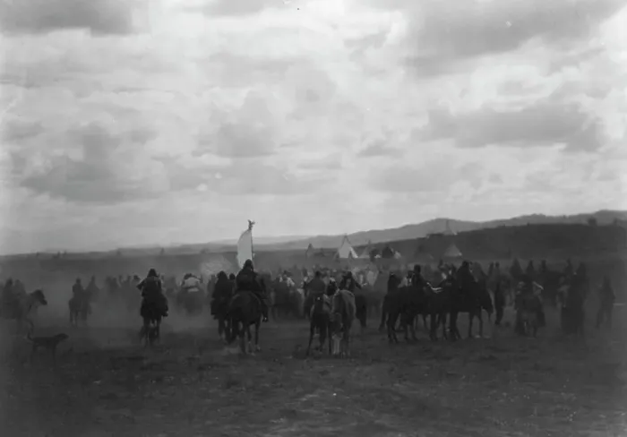Framed Print : Jicarilla fiesta, c1905. Creator: Edward Sheriff Curtis Framed Print : Jicarilla fiesta, c1905. Creator: Edward Sheriff Curtis
