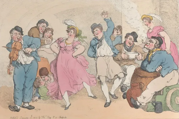 Framed Print : The Last Jig or Adieu to Old England, January 20, 1818. January 20, 1818 Framed Print : The Last Jig or Adieu to Old England, January 20, 1818. January 20, 1818