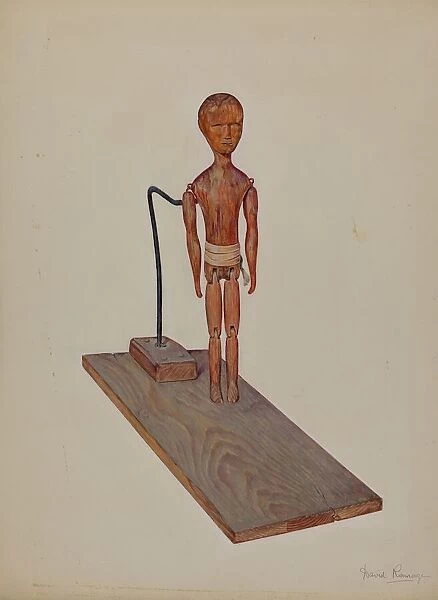 Jigging Figure, c. 1937. Creator: David Ramage