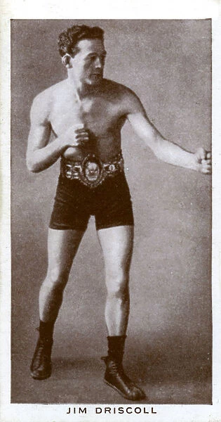 Jim Driscoll, Welsh boxer, (1938)