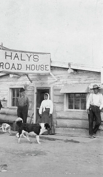 Jim Haly and his squaw, between c1900 and 1916. Creator: Unknown