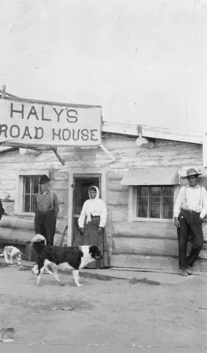 Framed Print : Jim Haly and his squaw, between c1900 and 1916. Creator: Unknown Framed Print : Jim Haly and his squaw, between c1900 and 1916. Creator: Unknown