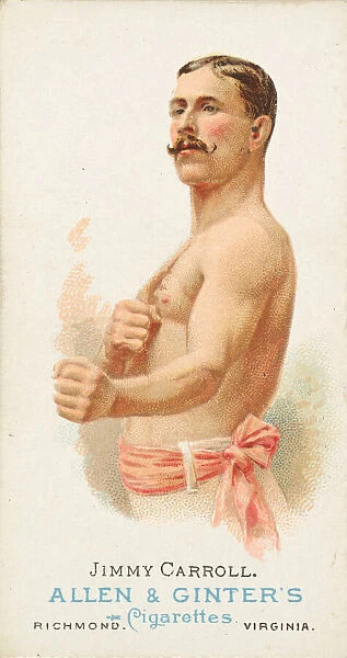 Jimmy Carroll, Pugilist, from World's Champions, Series 1 (N28) for Allen &