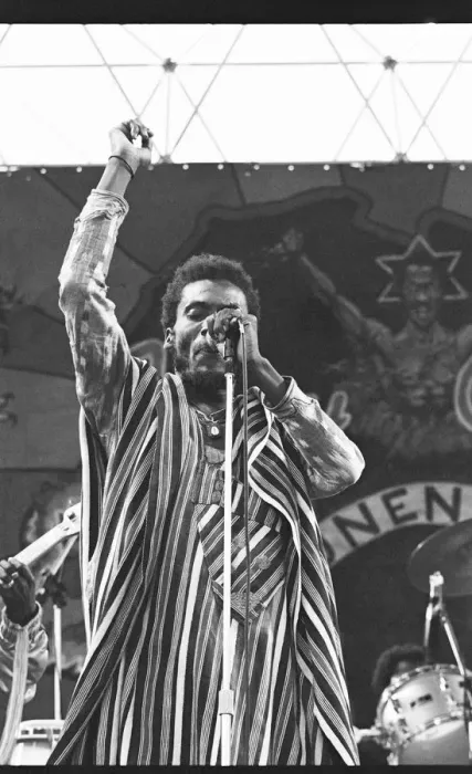 Framed Print : Jimmy Cliff, Capital Jazz, Knebworth, 1982. Artist: Brian O Connor Framed Print : Jimmy Cliff, Capital Jazz, Knebworth, 1982. Artist: Brian O Connor