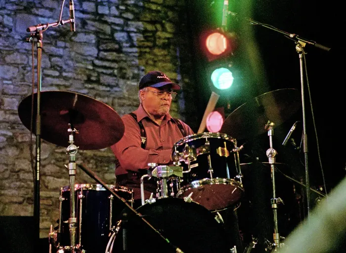 Framed Print : Jimmy Cobb, Charlie Parker Legacy Band, Brecon Jazz Festival, Powys, Wales, 2005. Creator: Brian O'Connor Framed Print : Jimmy Cobb, Charlie Parker Legacy Band, Brecon Jazz Festival, Powys, Wales, 2005. Creator: Brian O'Connor