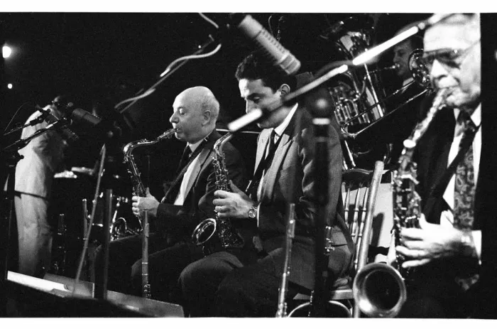 Framed Print : Jimmy Hastings, Ronnie Scotts, Soho, London, 1990. Artist: Brian O Connor Framed Print : Jimmy Hastings, Ronnie Scotts, Soho, London, 1990. Artist: Brian O Connor