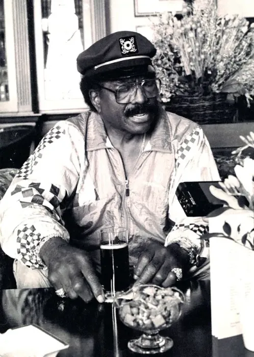Framed Print : Jimmy Witherspoon, London, 1992. Artist: Brian O Connor Framed Print : Jimmy Witherspoon, London, 1992. Artist: Brian O Connor