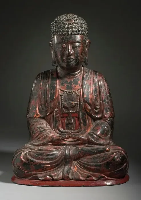 Framed Print : The Jina Buddha Amitabha, Late 18th-early 19th century. Creator: Unknown Framed Print : The Jina Buddha Amitabha, Late 18th-early 19th century. Creator: Unknown