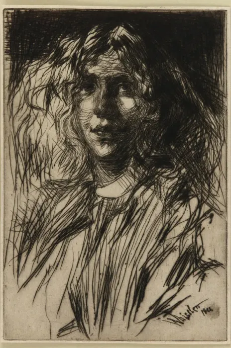 Framed Print : Jo, 1861. Creator: James Abbott McNeill Whistler Framed Print : Jo, 1861. Creator: James Abbott McNeill Whistler