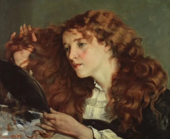 Framed Print : Jo, the Beautiful Irish Girl, 1866. Creator: Gustave Courbet Framed Print : Jo, the Beautiful Irish Girl, 1866. Creator: Gustave Courbet