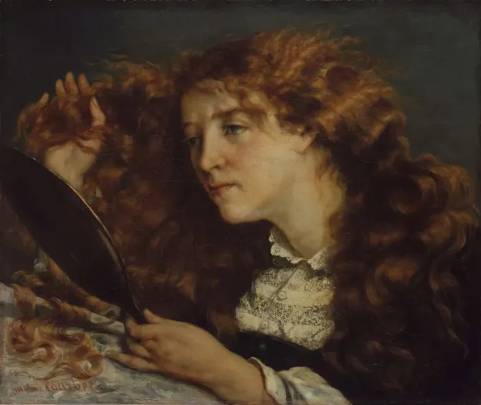Framed Print : Jo, La Belle Irlandaise, 1865-66. Creator: Gustave Courbet Framed Print : Jo, La Belle Irlandaise, 1865-66. Creator: Gustave Courbet