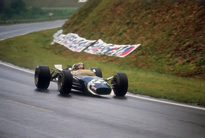 Framed Print : Jo Siffert's Lotus-Ford, French Grand Prix, Rouen, 1968 Framed Print : Jo Siffert's Lotus-Ford, French Grand Prix, Rouen, 1968