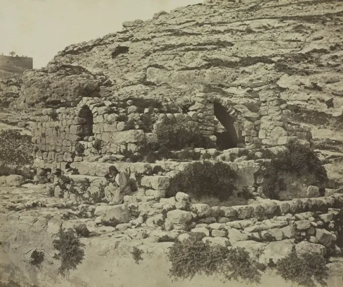 Framed Print : Well of Joab, Jerusalem, 1857. Creator: James Robertson (British, 1813 (?)-aft 1865); Felice A Framed Print : Well of Joab, Jerusalem, 1857. Creator: James Robertson (British, 1813 (?)-aft 1865); Felice A