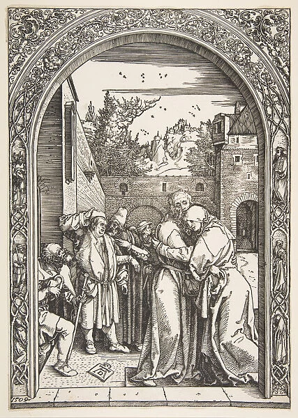 Joachim and Anna at the Golden Gate, from The Life of the Virgin, 1504