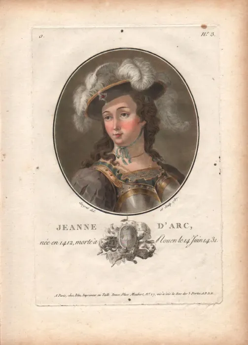 Framed Print : Joan of Arc, 1787 Framed Print : Joan of Arc, 1787