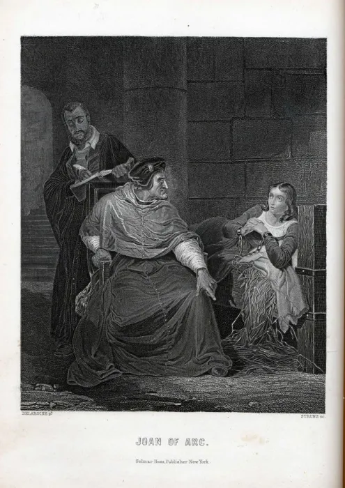 Framed Print : Joan of Arc, 1882. Artist: Anonymous Framed Print : Joan of Arc, 1882. Artist: Anonymous