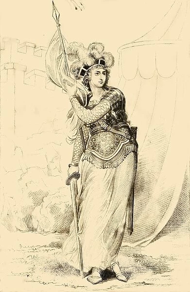 Joan D Arc, the Maid of Orleans, 1821. Creator: R Page