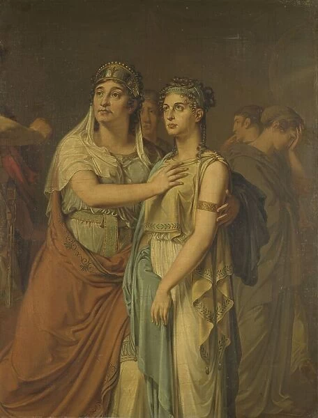 Joanna Cornelia Ziesenis-Wattier and Geertruida Jacoba Grevelink-Hilverdink... 1800-1813. Creator: Louis Moritz