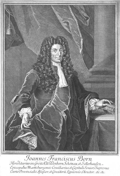 Joannes Franciscus Born, early 18th century. Artist: Martin Bernigeroth