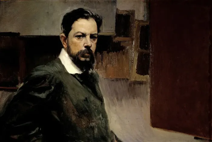Framed Print : Joaquin Sorolla (1863-1923), self-portrait Framed Print : Joaquin Sorolla (1863-1923), self-portrait