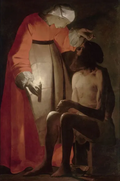 Framed Print : Job Mocked by his Wife Framed Print : Job Mocked by his Wife