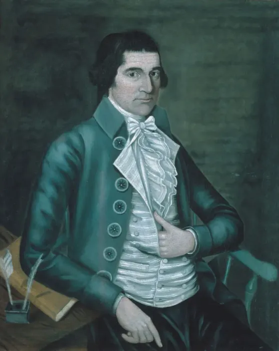 Framed Print : Job Perit, 1790. Creator: Reuben Moulthrop Framed Print : Job Perit, 1790. Creator: Reuben Moulthrop