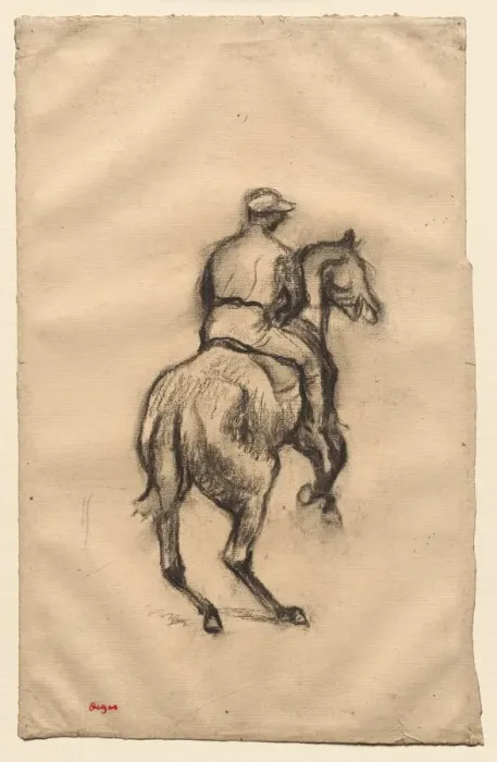 Framed Print : The Jockey, c. 1885-1900. Creator: Edgar Degas (French, 1834-1917) Framed Print : The Jockey, c. 1885-1900. Creator: Edgar Degas (French, 1834-1917)