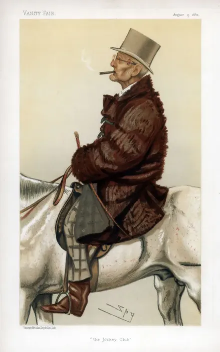 Framed Print : The Jockey Club, 1882. Artist: Spy Framed Print : The Jockey Club, 1882. Artist: Spy