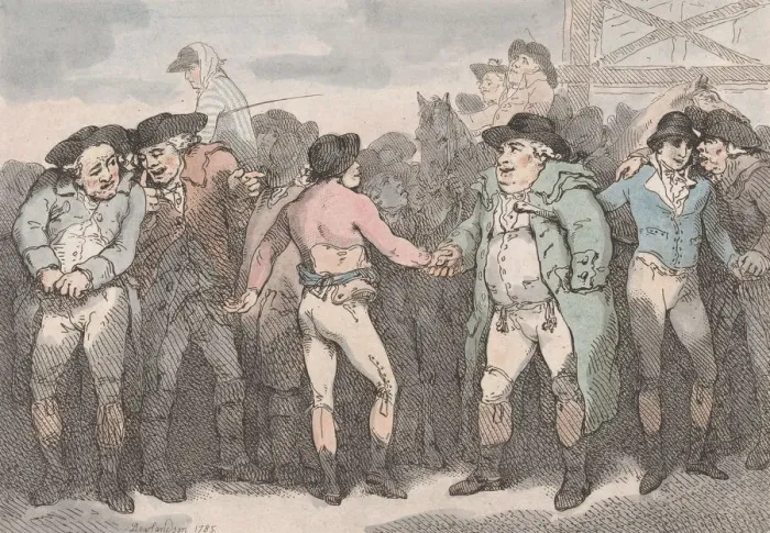 Framed Print : Jockeyship, November 31, 1785. November 31, 1785. Creator: Thomas Rowlandson Framed Print : Jockeyship, November 31, 1785. November 31, 1785. Creator: Thomas Rowlandson