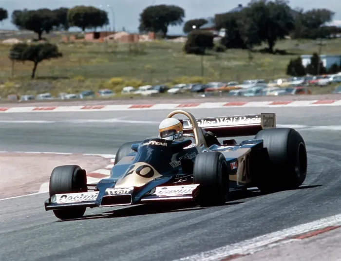 Framed Print : Jody Scheckter racing a Wolf-Cosworth WR2, Spanish Grand Prix, Jarama, Spain, 1977 Framed Print : Jody Scheckter racing a Wolf-Cosworth WR2, Spanish Grand Prix, Jarama, Spain, 1977