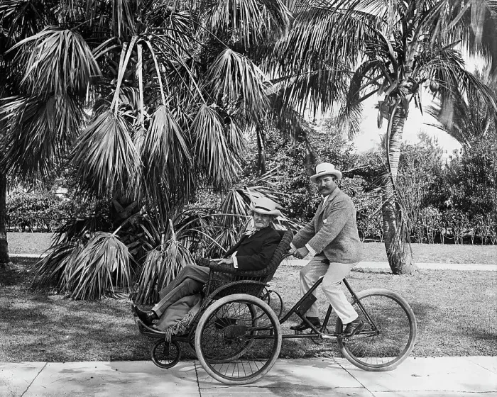 Framed Print : Joe Jefferson at Palm Beach, Fla. c1904. Creator: Unknown Framed Print : Joe Jefferson at Palm Beach, Fla. c1904. Creator: Unknown