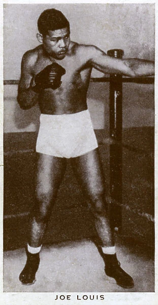 Joe Louis, American boxer, 1938