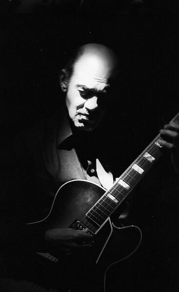 Joe Pass, American virtuoso jazz guitarist, Ronnie Scotts, 1980. Artist: Brian O Connor