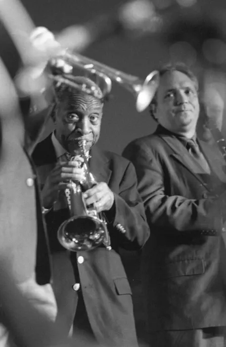 Framed Print : Joe Wilder and Ken Peplowski Swinging Jazz Party, Blackpool, 2005. Creator: Brian Foskett Framed Print : Joe Wilder and Ken Peplowski Swinging Jazz Party, Blackpool, 2005. Creator: Brian Foskett