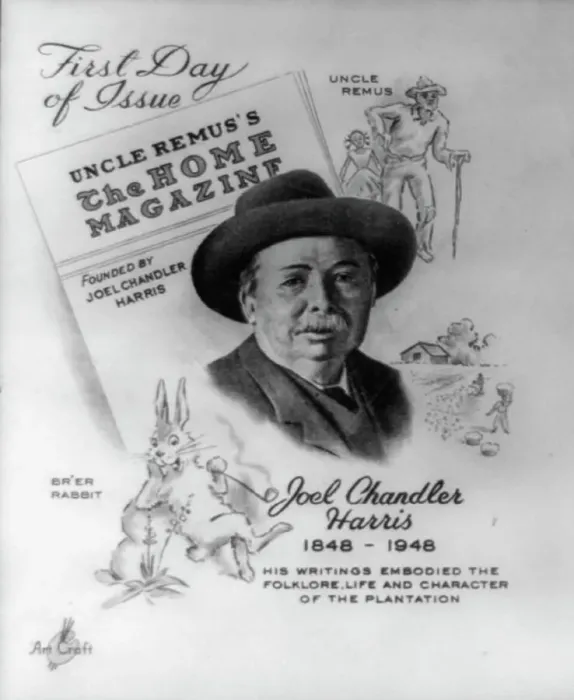: Joel Chandler Harris, bust, facing left, c1948. Creator: Frances Benjamin Johnston : Joel Chandler Harris, bust, facing left, c1948. Creator: Frances Benjamin Johnston