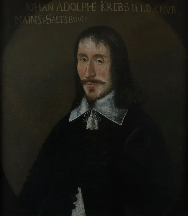 Framed Print : Johan Adolf Krebs, c17th century. Creator: Anon Framed Print : Johan Adolf Krebs, c17th century. Creator: Anon