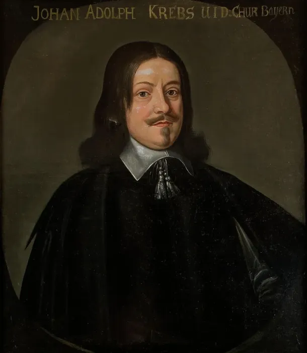 Framed Print : Johan Adolf Krebs, c17th century. Creator: Anon Framed Print : Johan Adolf Krebs, c17th century. Creator: Anon